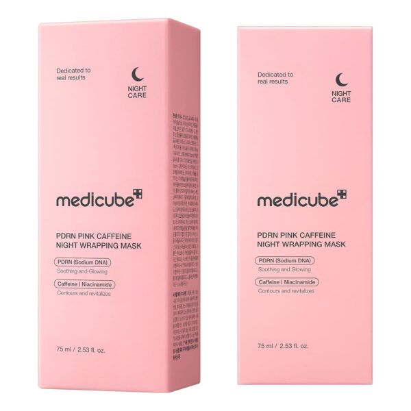 Medicube PDRN Caffeine Overnight Wrapping Peel Off Facial Mask - Image 3